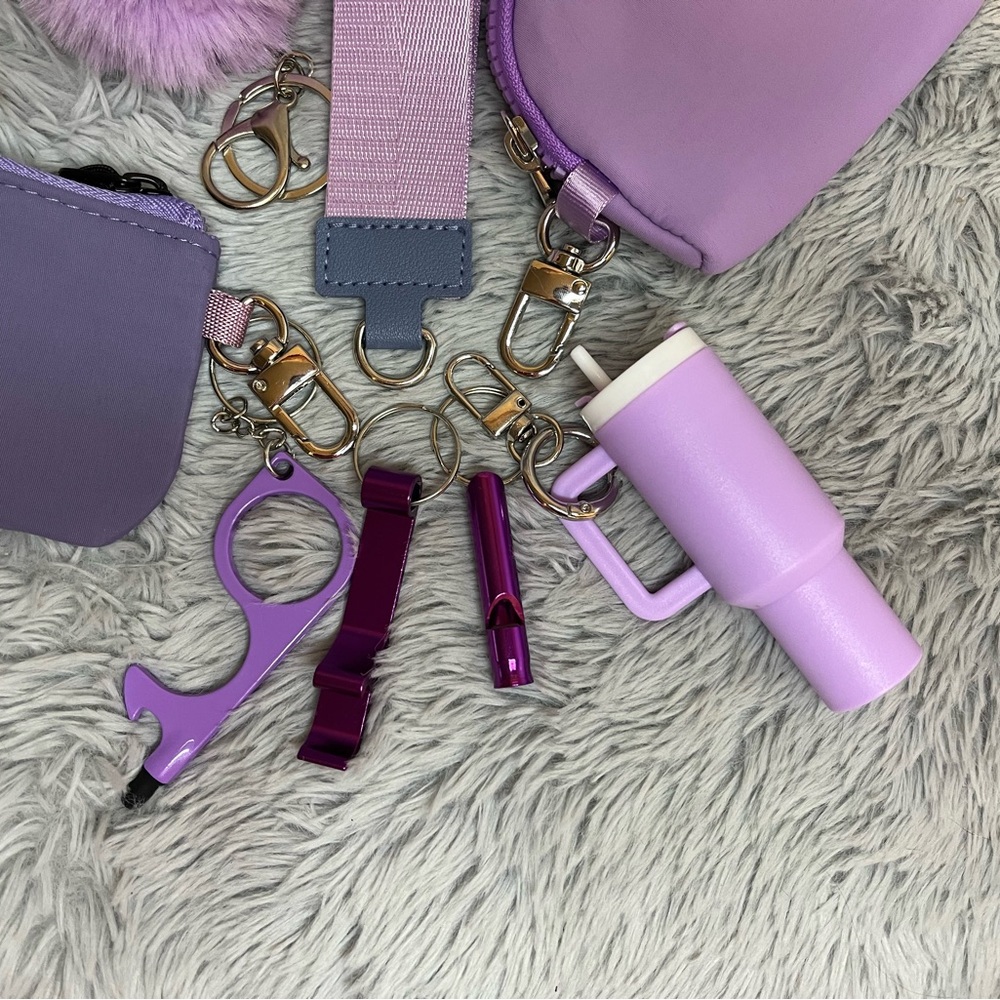 8pcs Purple Accessory Set - Picture 3 of 4